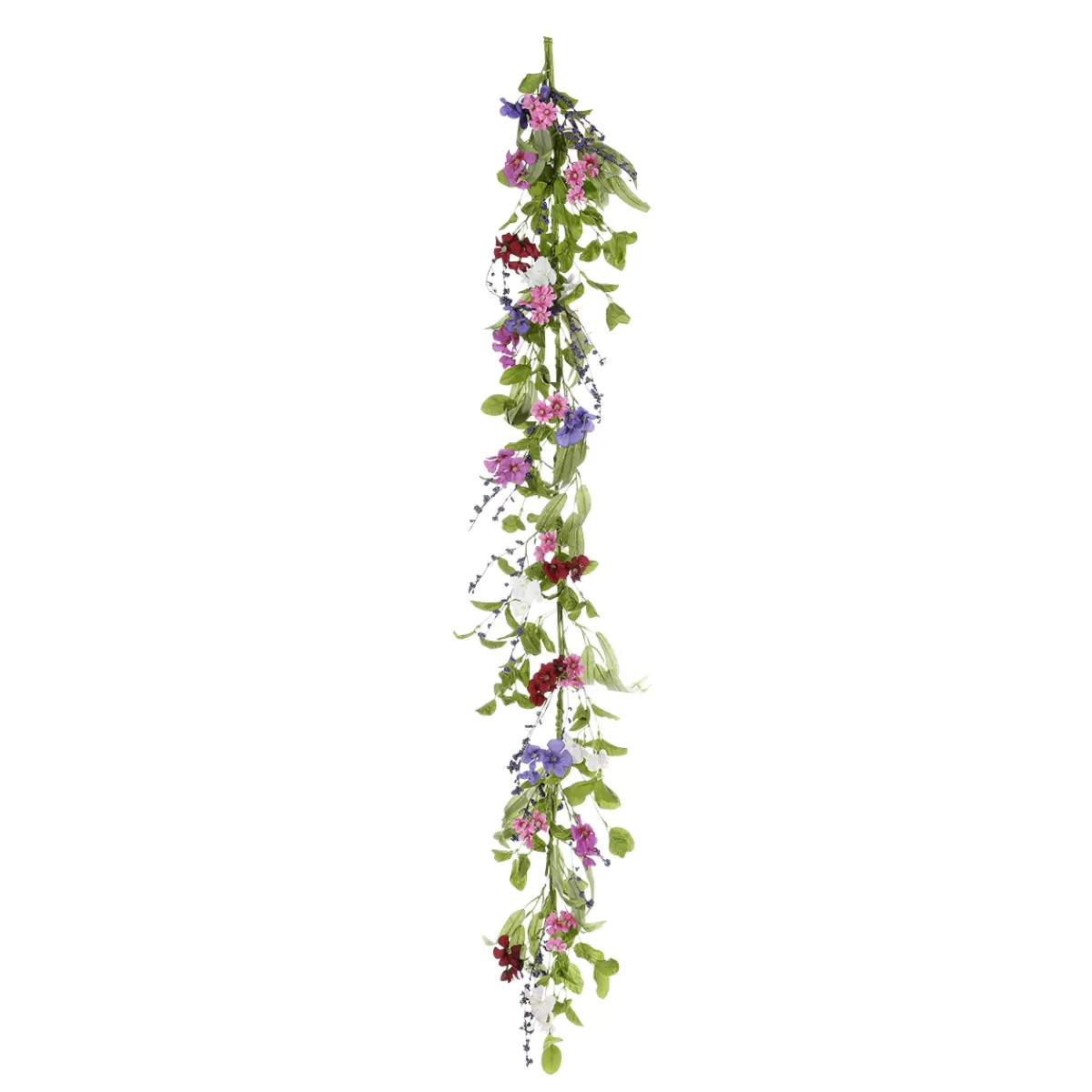 Hot DecoWoerner Künstliche Feldblumen-Girlande Blumen-Ranke Rosa Lila 158 Cm mehrfarbig