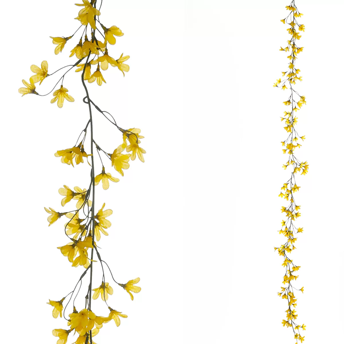 Best DecoWoerner Künstliche Forsythien Girlande 180 Cm gelb