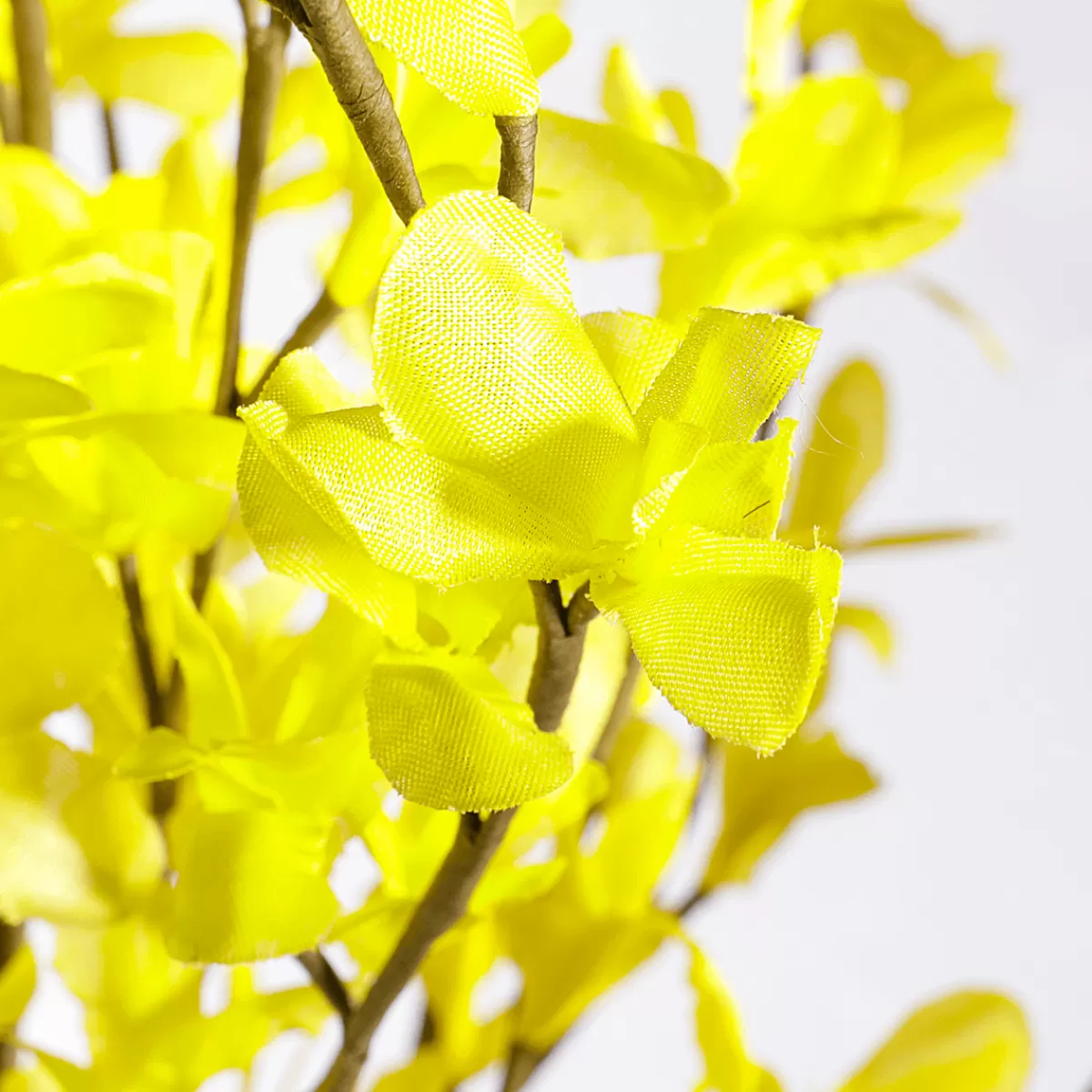 Flash Sale DecoWoerner Künstliche Forsythien Zweige In Jute Gebunden 56 Cm gelb