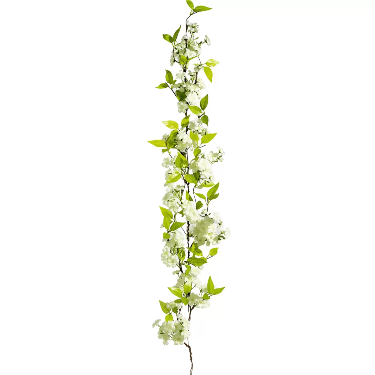 Cheap DecoWoerner Künstliche Kirschblüten-Girlande 110 Cm weiß