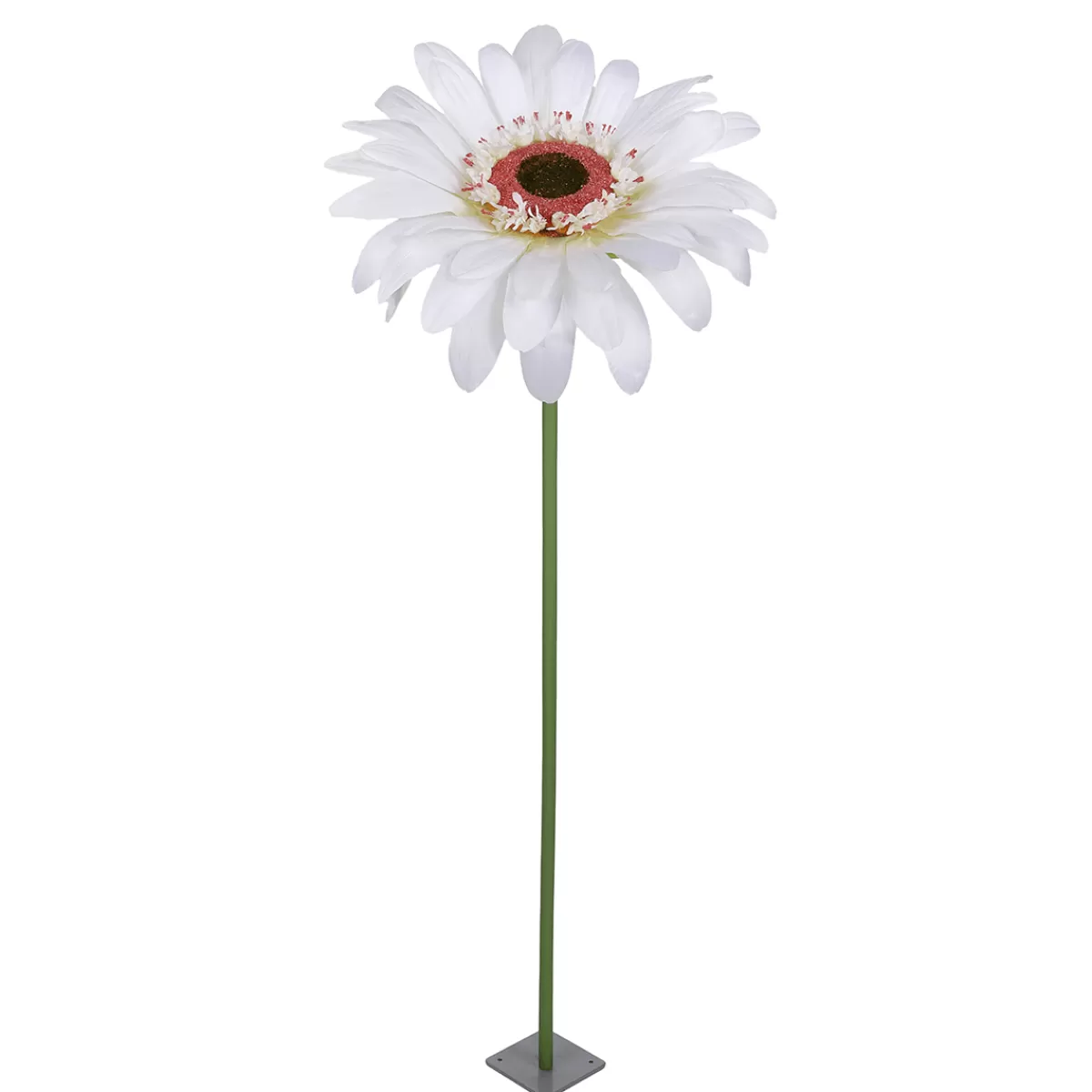 Hot DecoWoerner Künstliche Riesen-Gerbera 120 Cm weiß