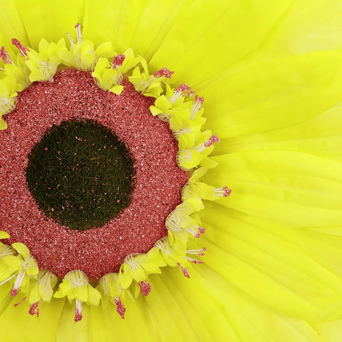 Discount DecoWoerner Künstliche Riesen-Gerbera-Blüte , 45 Cm Ø gelb