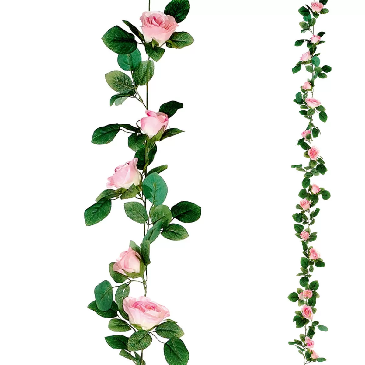 Hot DecoWoerner Künstliche Rosen-Ranke , 180 Cm rosa