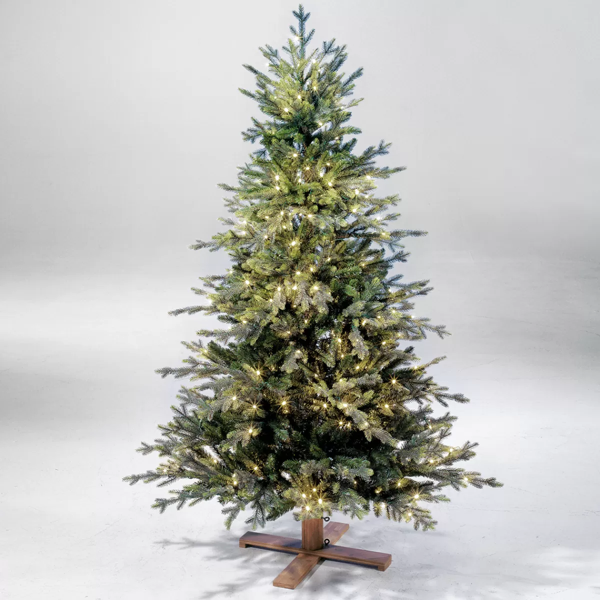 Sale DecoWoerner Künstlicher Christbaum Douglastanne Mit LED 210 Cm grün