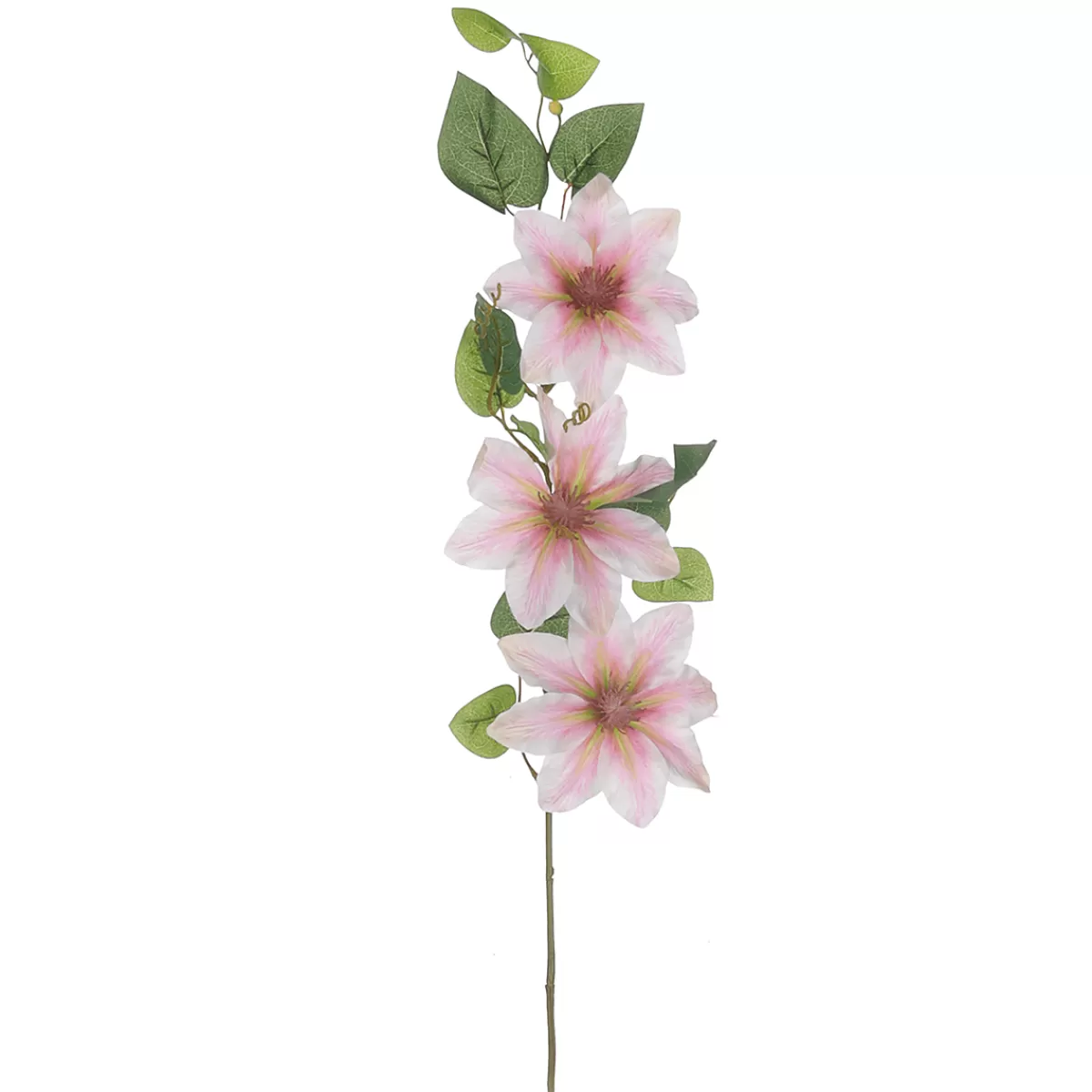 Online DecoWoerner Künstlicher Clematis-Zweig , 80 Cm rosa