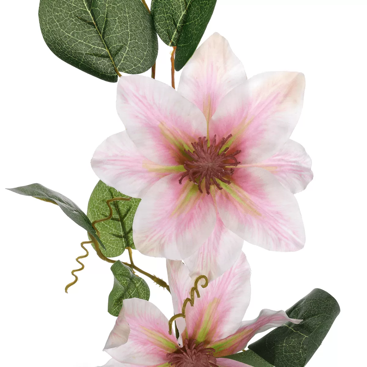 Online DecoWoerner Künstlicher Clematis-Zweig , 80 Cm rosa