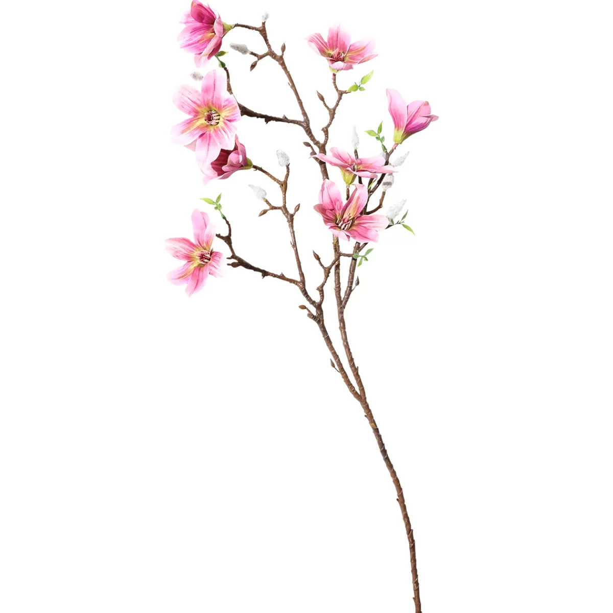 Fashion DecoWoerner Künstlicher Magnolien-Zweig , 87 Cm rosa