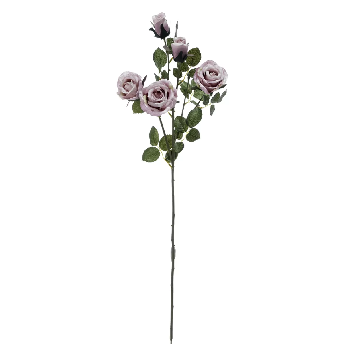 Fashion DecoWoerner Künstlicher Rosenzweig, 73 Cm, Mauve rosa