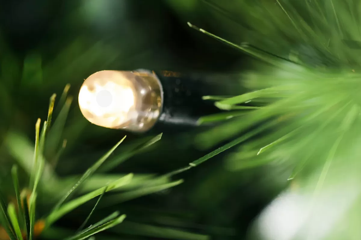 Store DecoWoerner Künstlicher, Schmaler Tannebaum Mit LED 150 Cm grün