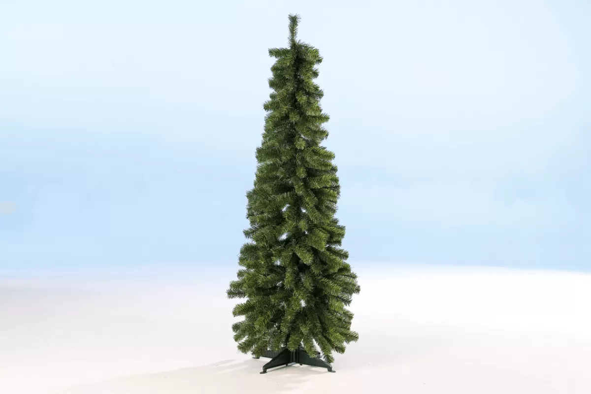 Outlet DecoWoerner Künstlicher, Schmaler Tannenbaum 150 Cm, B1 grün