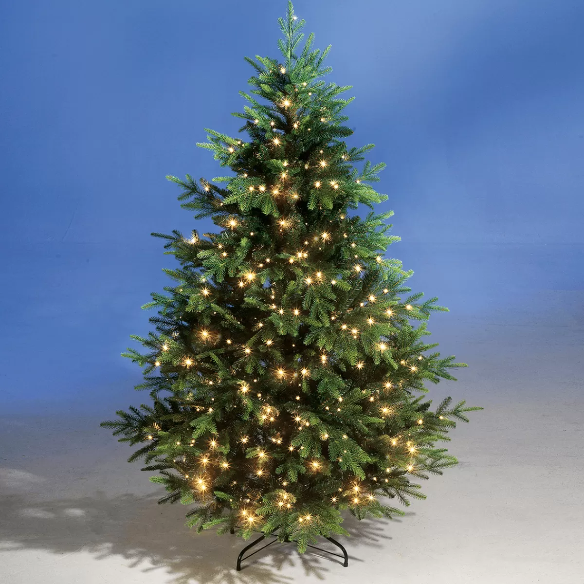 Best Sale DecoWoerner Künstlicher Spritzguss-Weihnachtsbaum Rottanne Mit LED 180 Cm grün