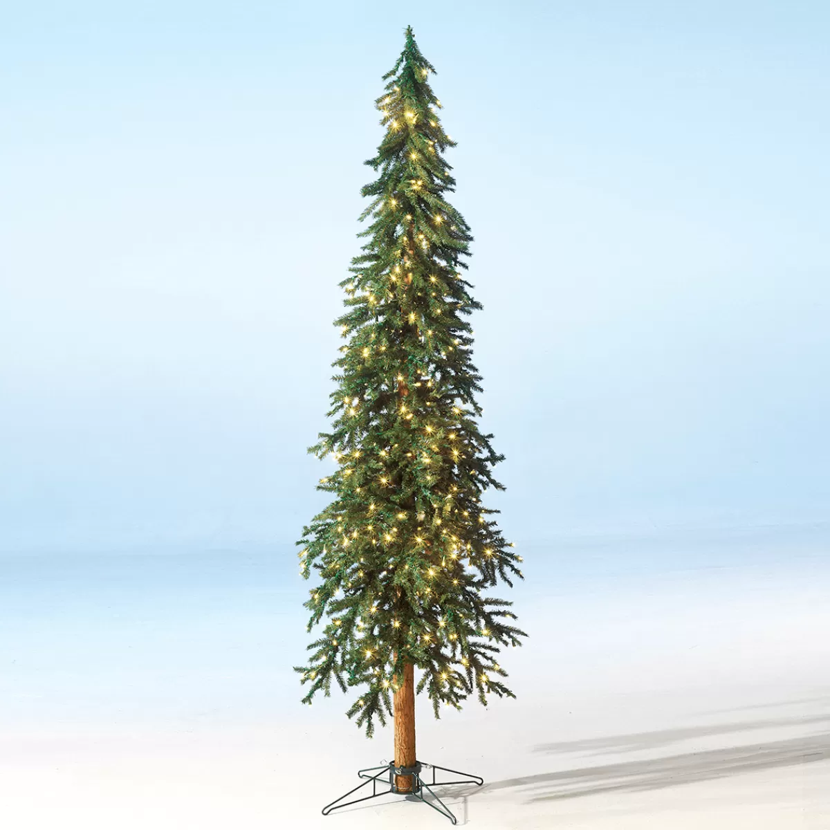 Store DecoWoerner Künstlicher Tannenbaum Alpintanne Mit LED 240 Cm grün