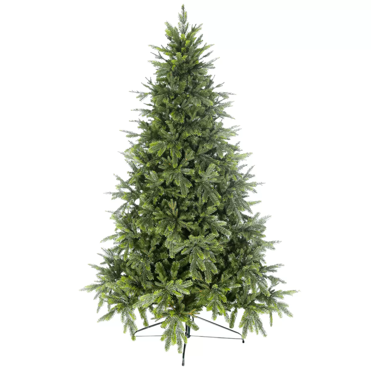 Cheap DecoWoerner Künstlicher Weihnachtsbaum 210 Cm Mit enen Kugeln, Zum Selber Schmücken gold