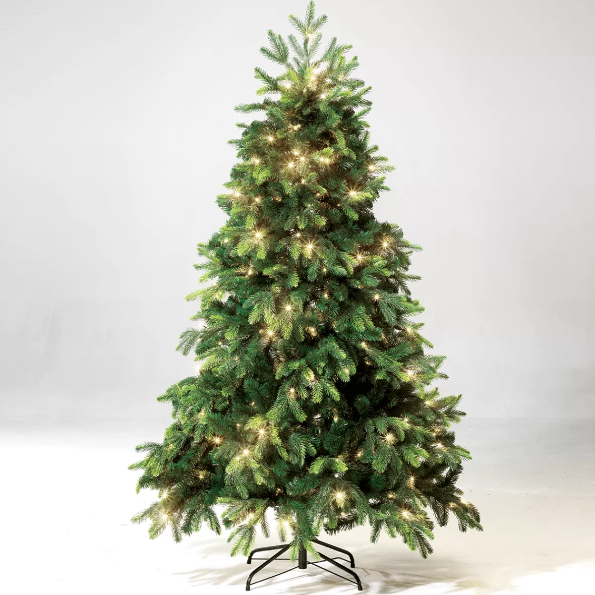 Cheap DecoWoerner Künstlicher Weihnachtsbaum Edeltanne Mit LED 180 Cm grün