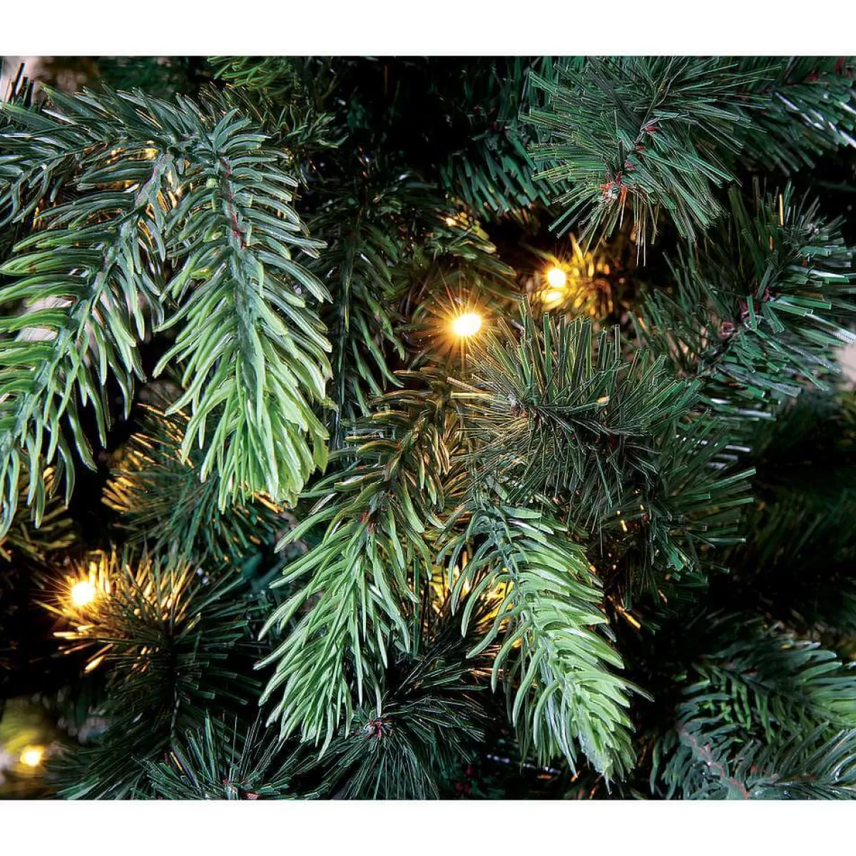 Cheap DecoWoerner Künstlicher Weihnachtsbaum Edeltanne Mit LED 180 Cm grün