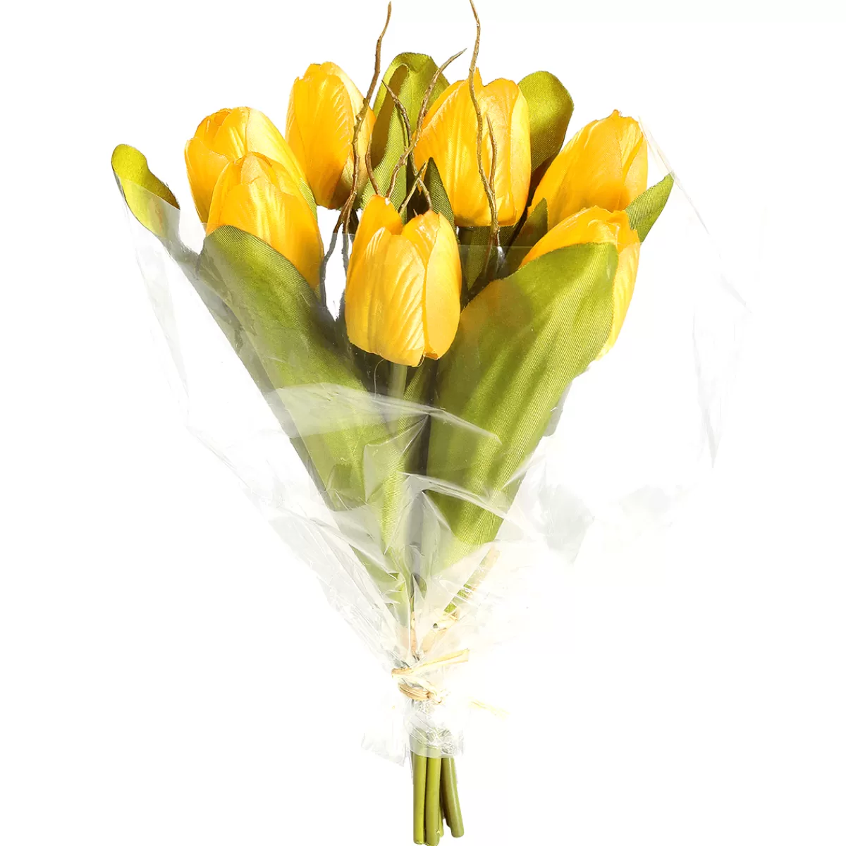 Hot DecoWoerner Künstliches Tulpen-Bouquet , 30 Cm gelb