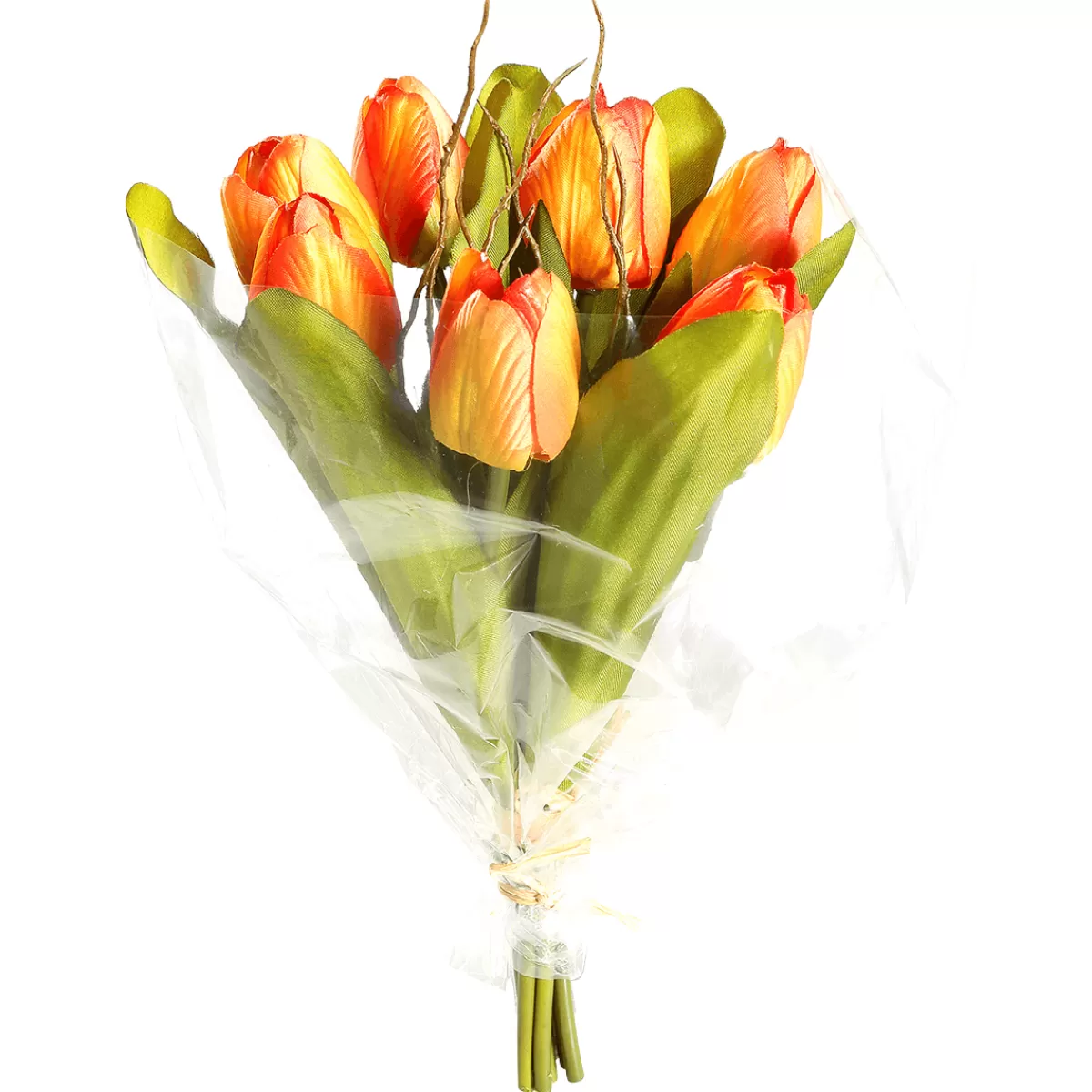 Sale DecoWoerner Künstliches Tulpen-Bouquet , 30 Cm orange