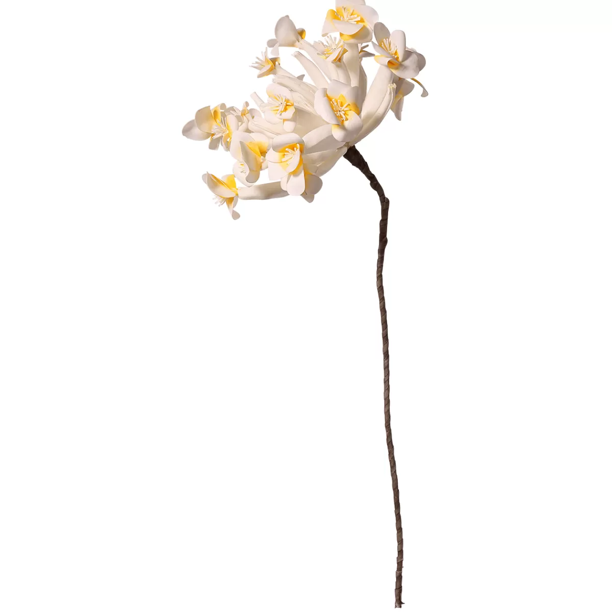 Discount DecoWoerner Kunstblume Frangipani 85 Cm weiß