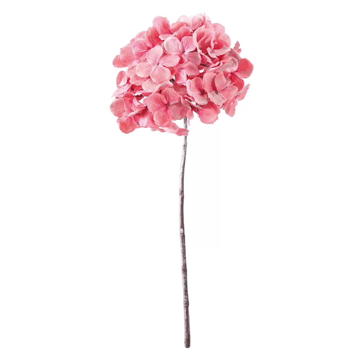 Discount DecoWoerner Kunstblume Hortensie Mit Glitzer, 49 Cm rosa