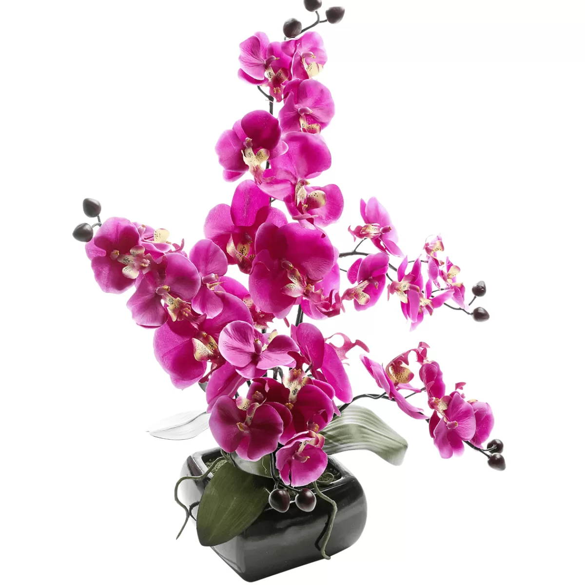 Shop DecoWoerner Kunstpflanze Orchidee In Schale Pink, 40 Cm rosa