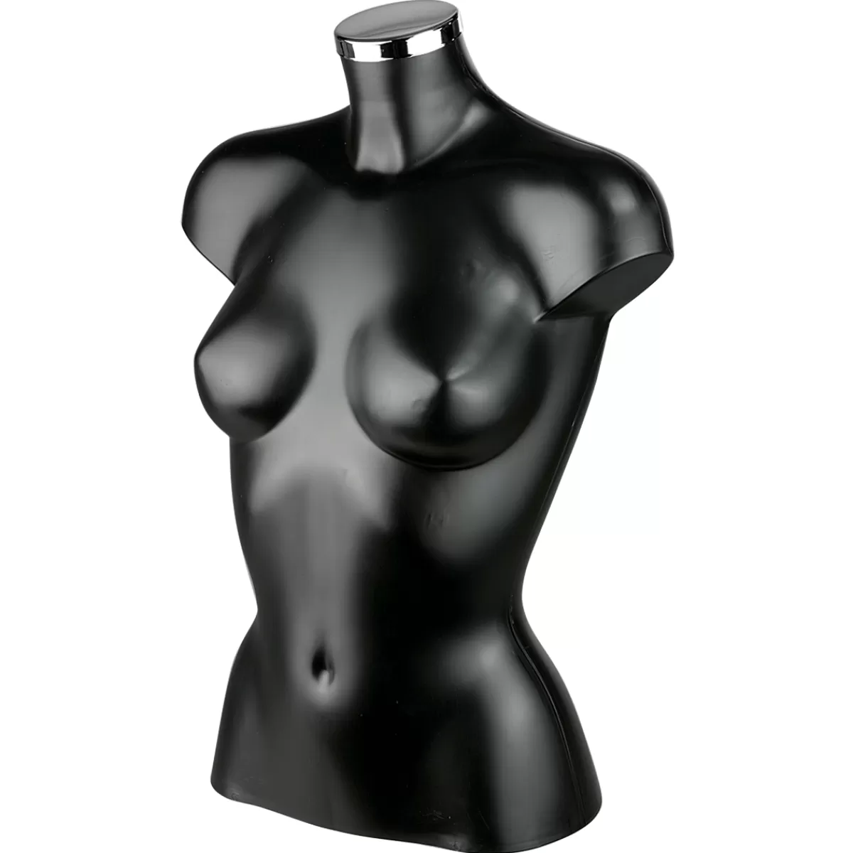 Clearance DecoWoerner Kunststoff-Torso Dame 62 Cm, schwarz