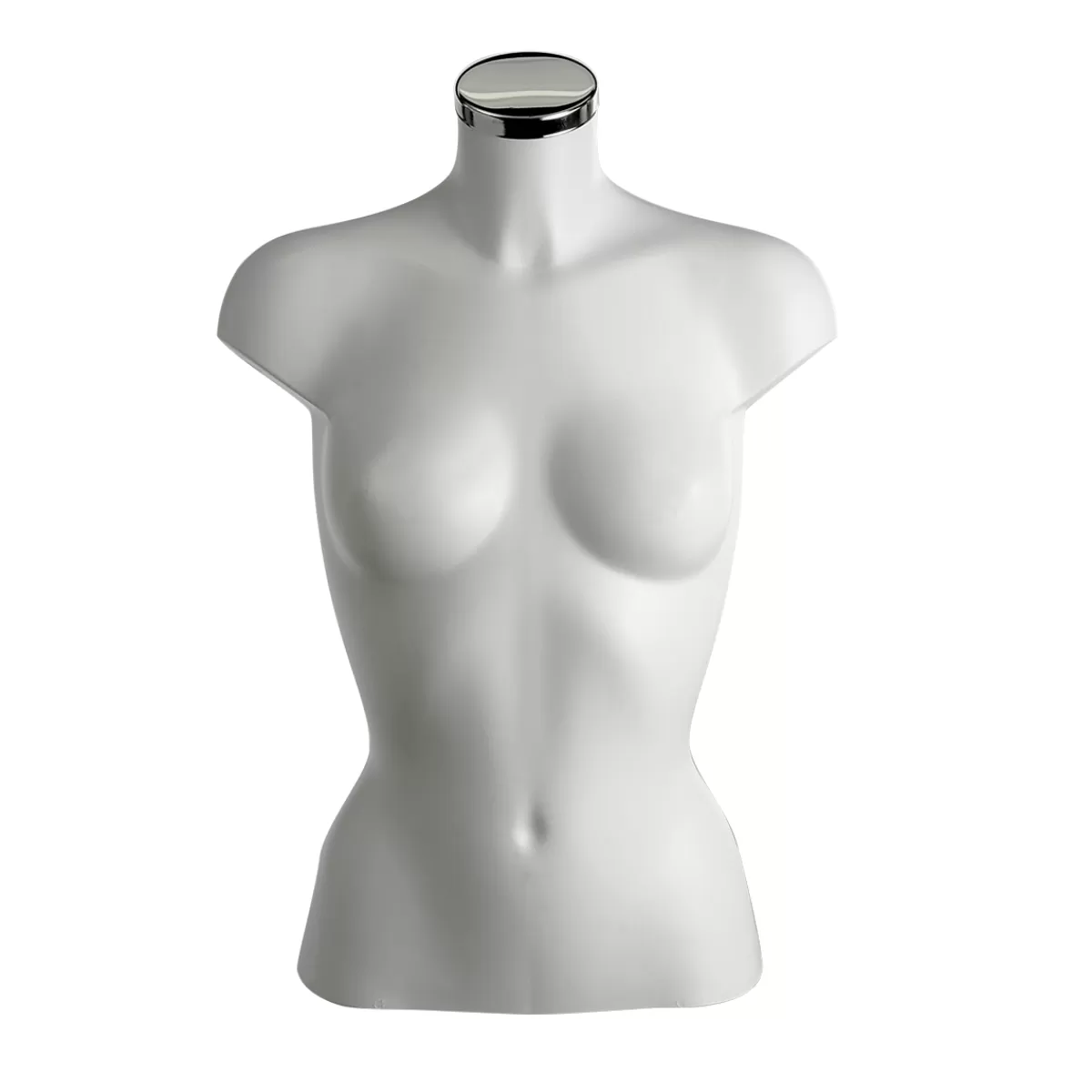 New DecoWoerner Kunststoff-Torso Dame 62 Cm, weiß