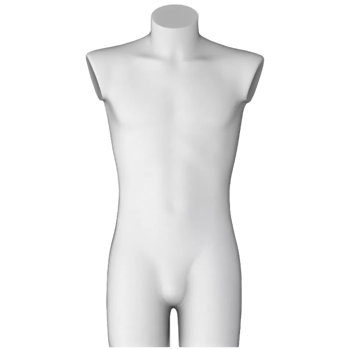 Outlet DecoWoerner Kunststoff-Torso Herr 90 Cm, weiß