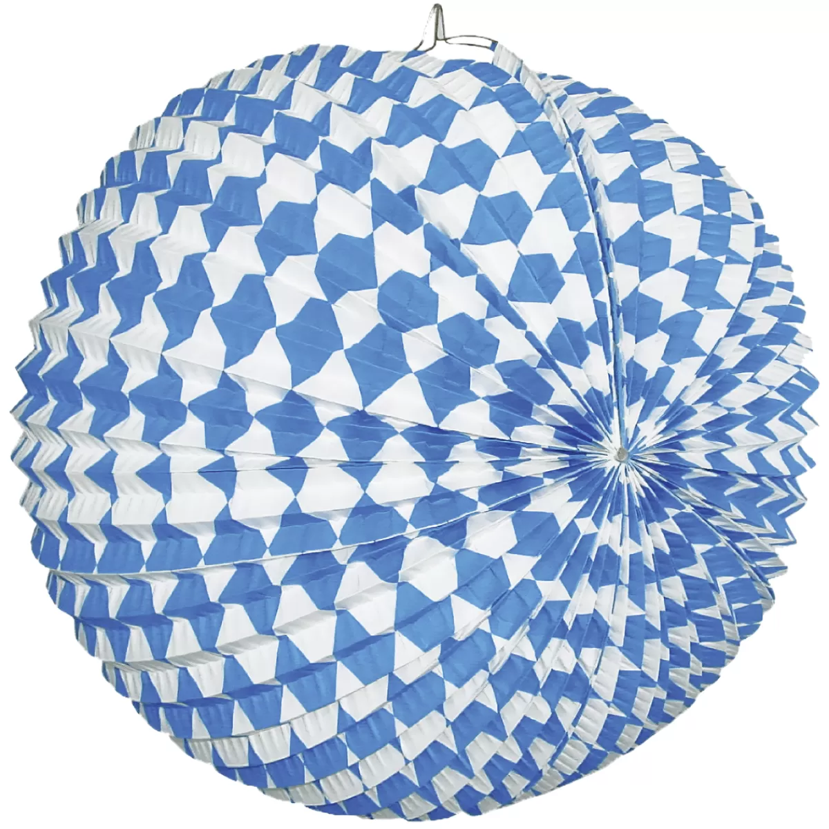 Shop DecoWoerner Lampion "Bayern" Schwer Entflammbar 25 Cm Ø blau