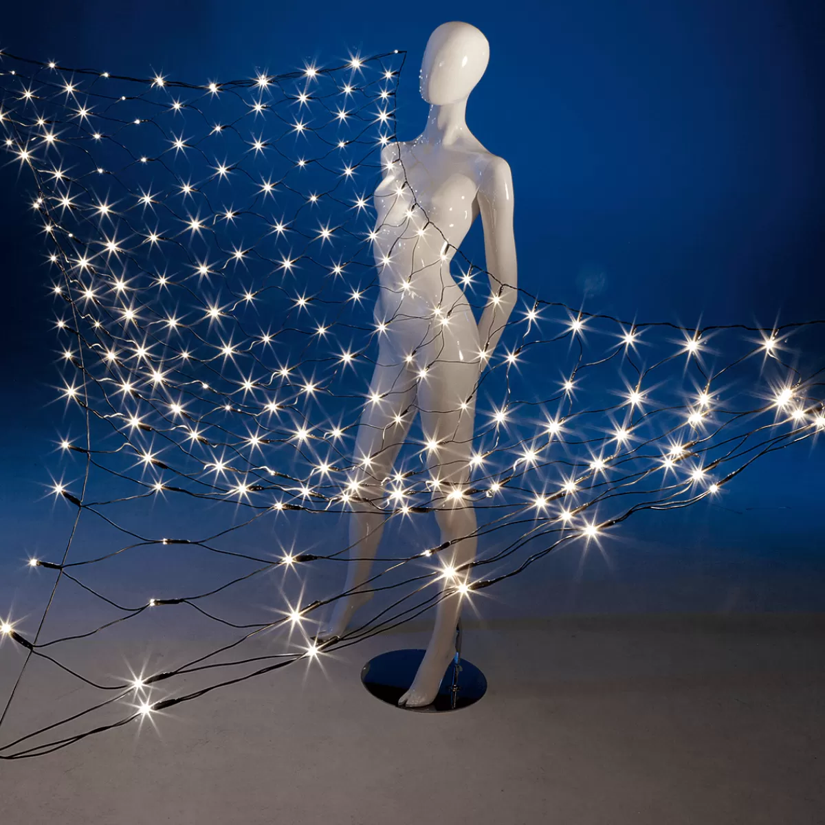 Shop DecoWoerner LED Lichternetz Für Außen, 240 Cm, Grün transparent