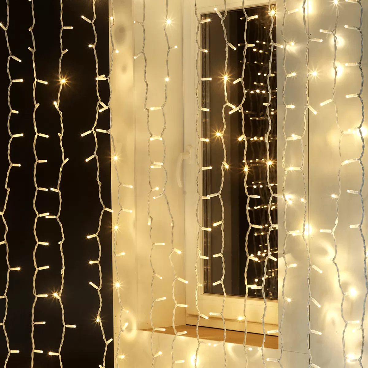 Discount DecoWoerner LED Profi Lichtvorhang System IP67, 900 Cm Ohne Zuleitung, Weiß