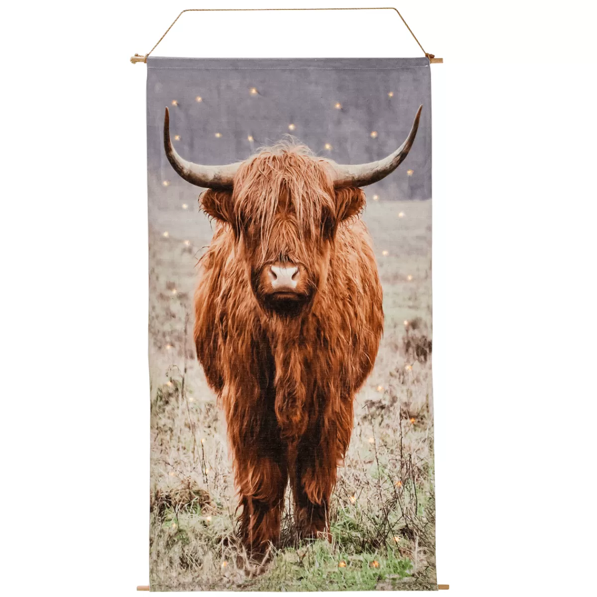Online DecoWoerner LED Stoffbanner Kuh Auf Der Weide 60 X 110 Cm