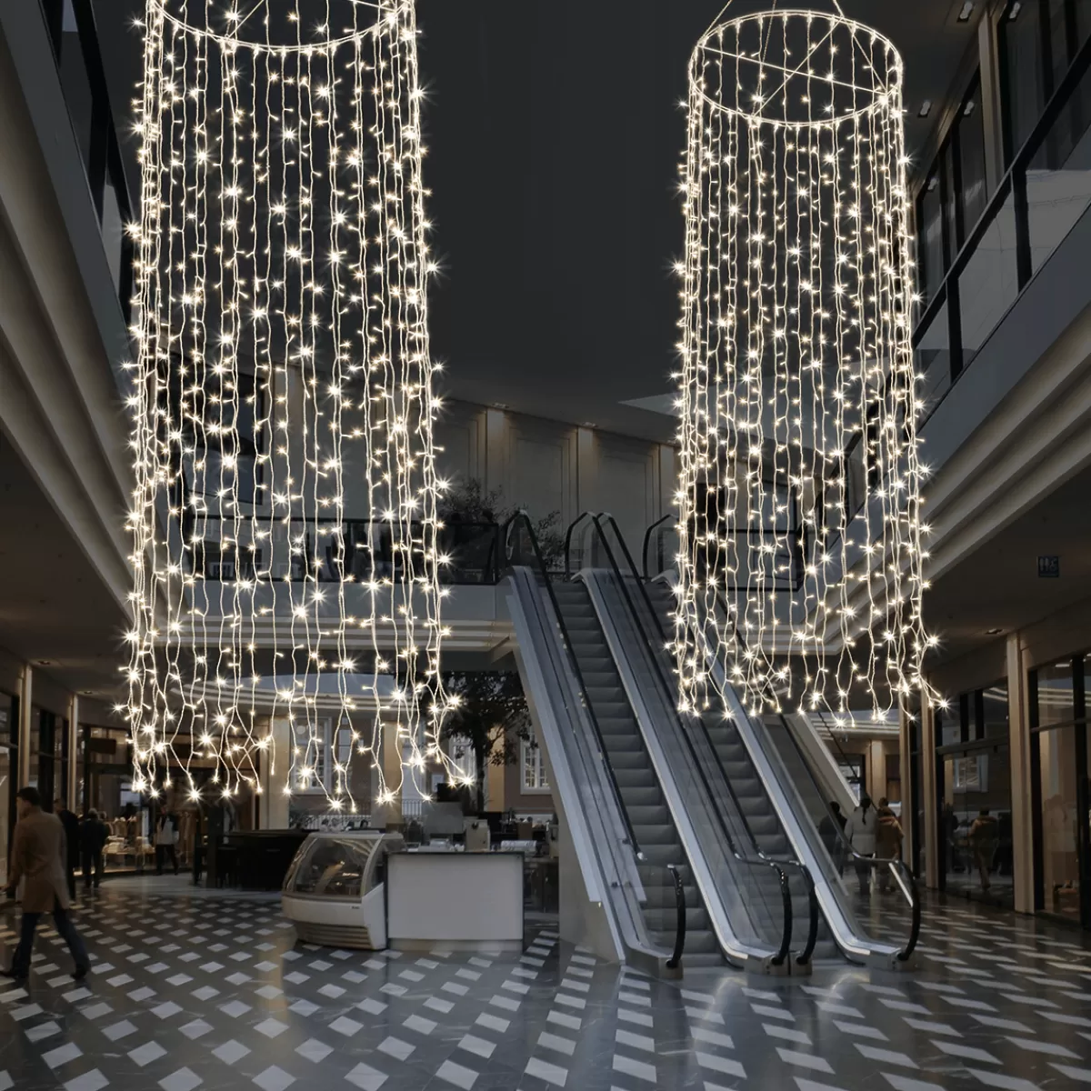 Best DecoWoerner LED-Lichterketten-Hänger Für Innen, 500 Cm transparent