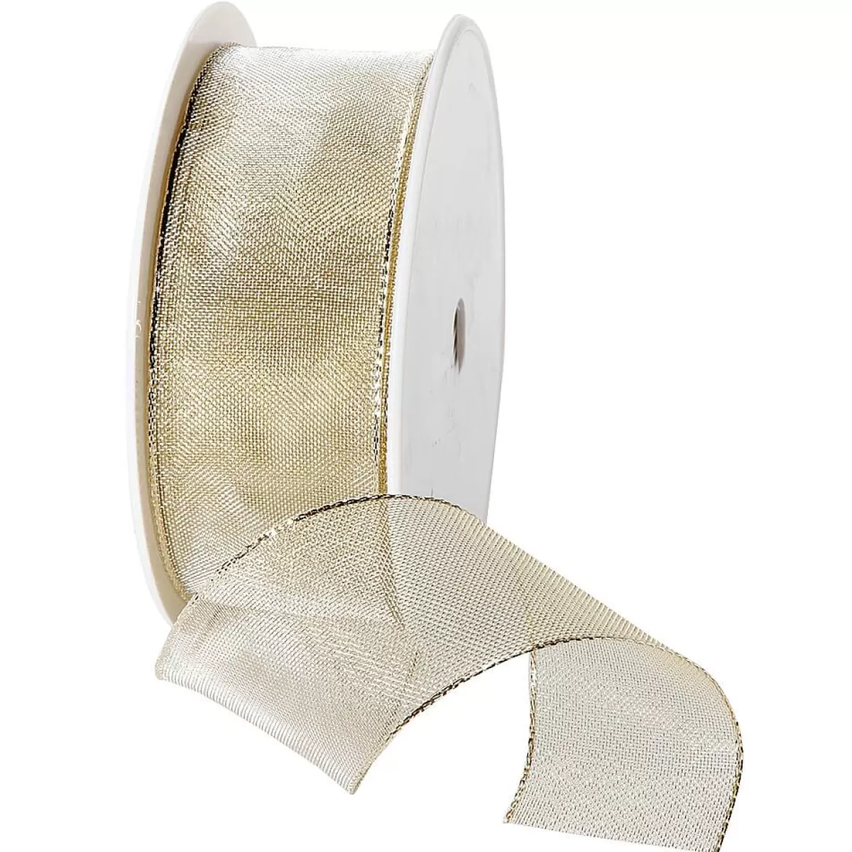 Cheap DecoWoerner Metallic-Netzband, 40 Mm Breit 25 M gold