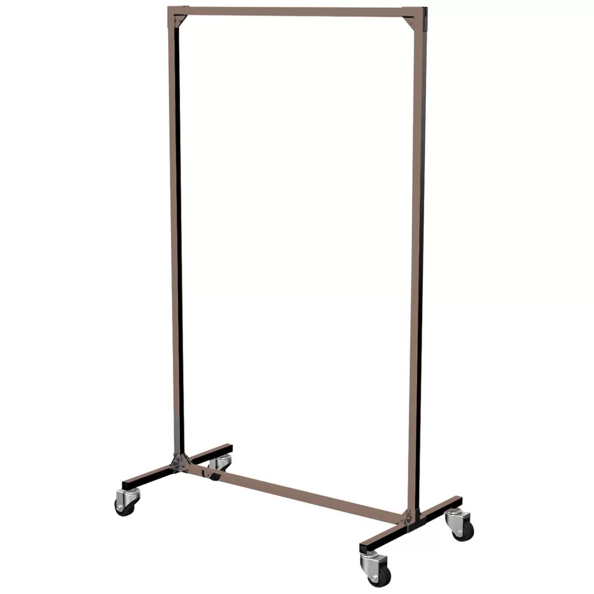 Shop DecoWoerner Metall-Kleiderständer Braun Mit Rollen 150 Cm mehrfarbig