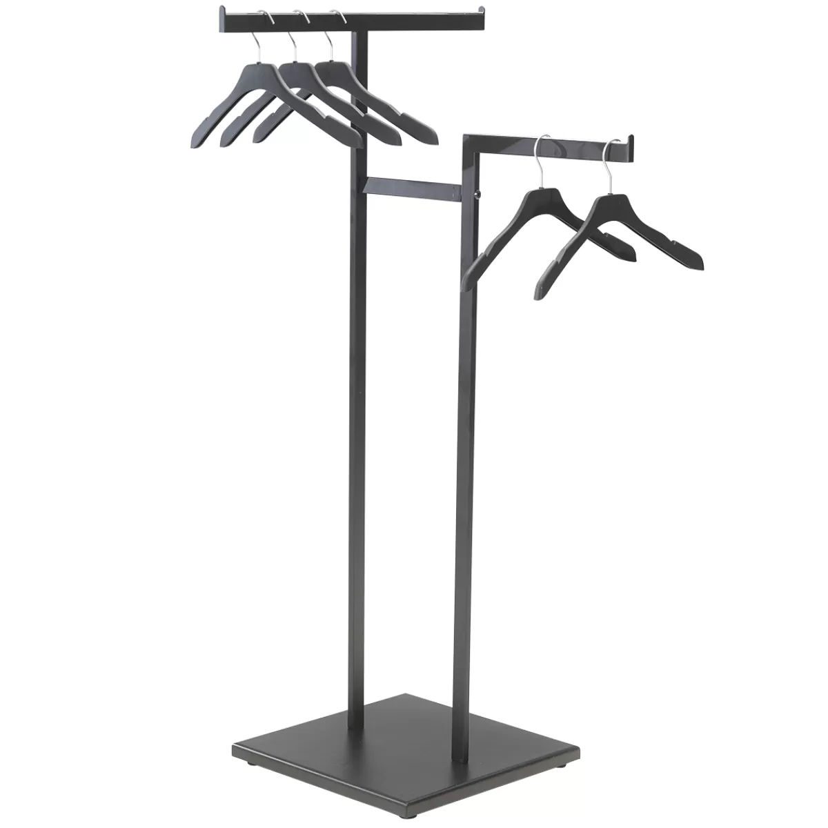 Discount DecoWoerner Metall-Kleiderständer NOVUS, 3-armig, 138 Cm schwarz