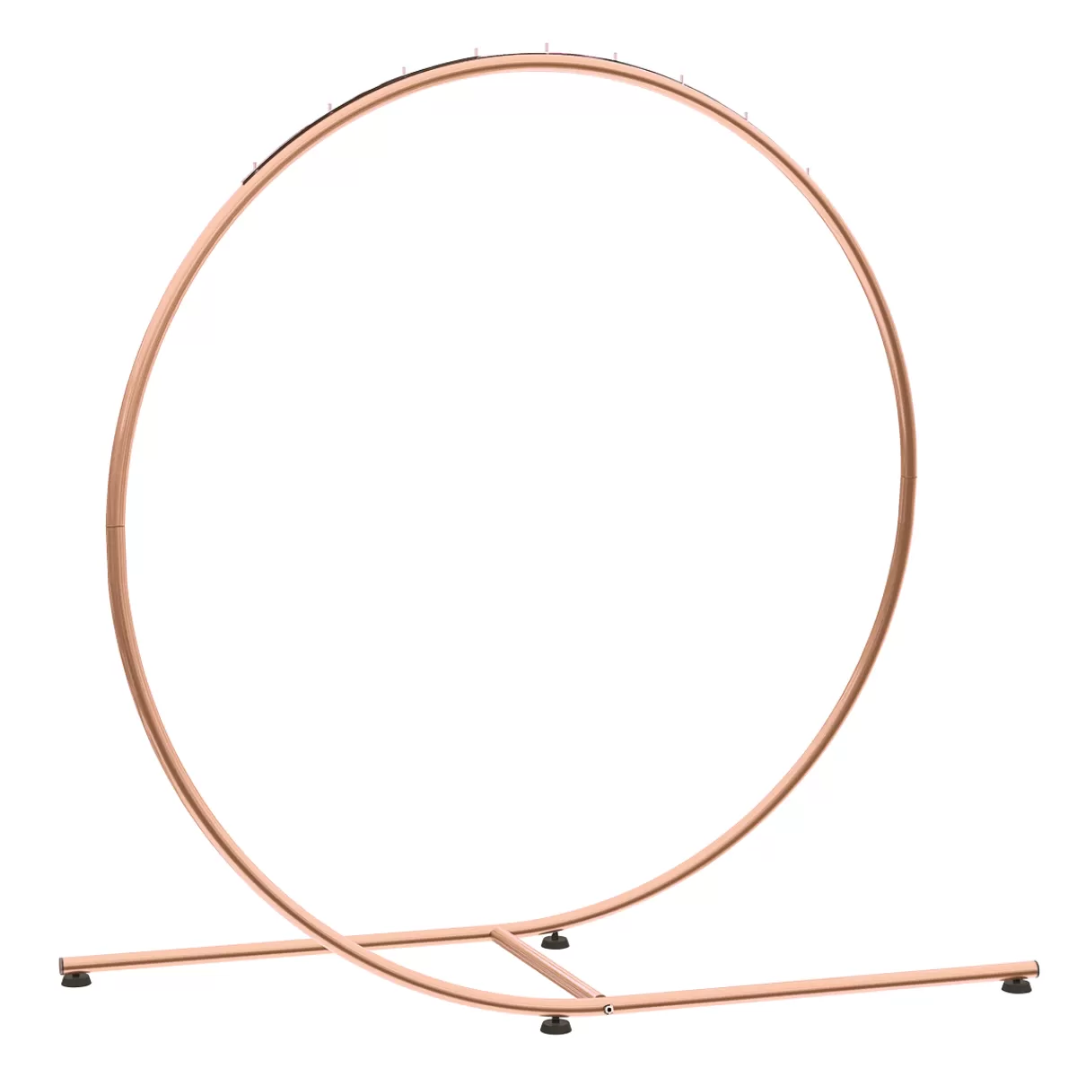 Best Sale DecoWoerner Mittelraum-Konfektionsständer Swing 160 Cm Ø, Rosé gold