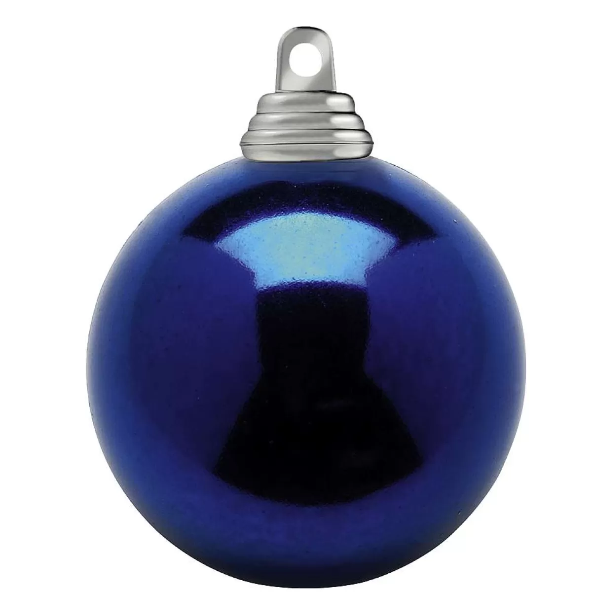 Discount DecoWoerner Nachte, Glänzende Weihnachtskugeln Aus Schwer Entflammbarem Kunststoff, 6 Cm Ø – 24 Stück blau