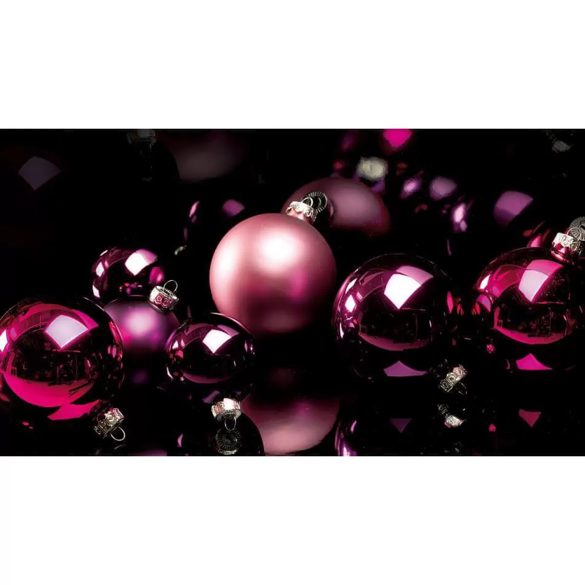 Outlet DecoWoerner Orchidee, Glänzende Weihnachtskugeln Aus Schwer Entflammbarem Kunststoff, 6 Cm Ø – 24 Stück violett