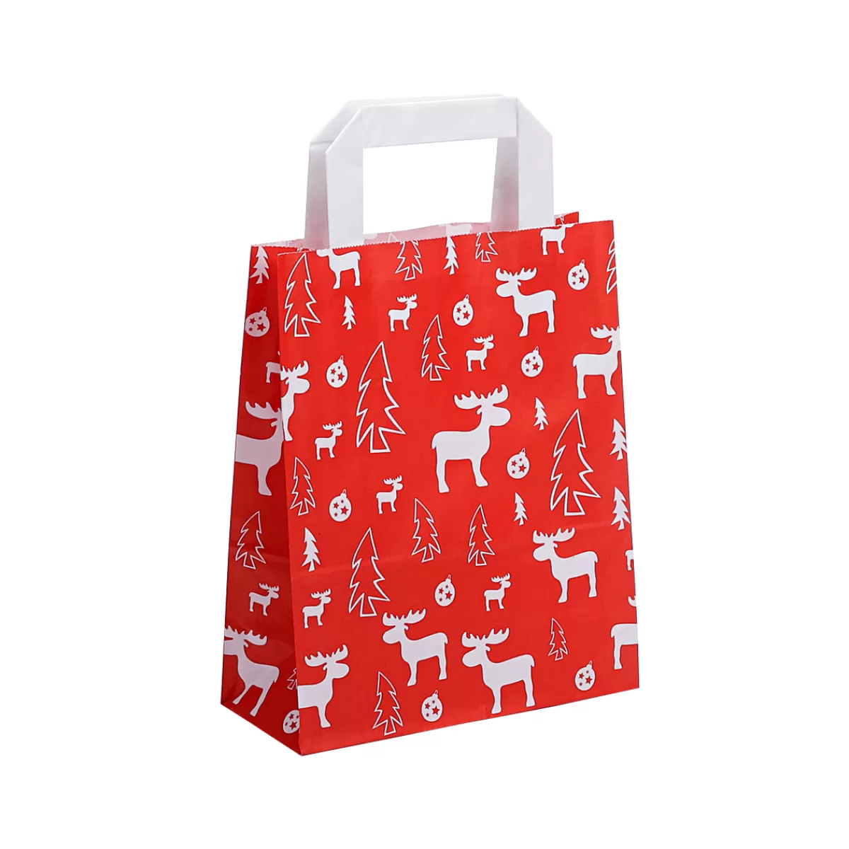 Store DecoWoerner Papiertasche "Elch" rot