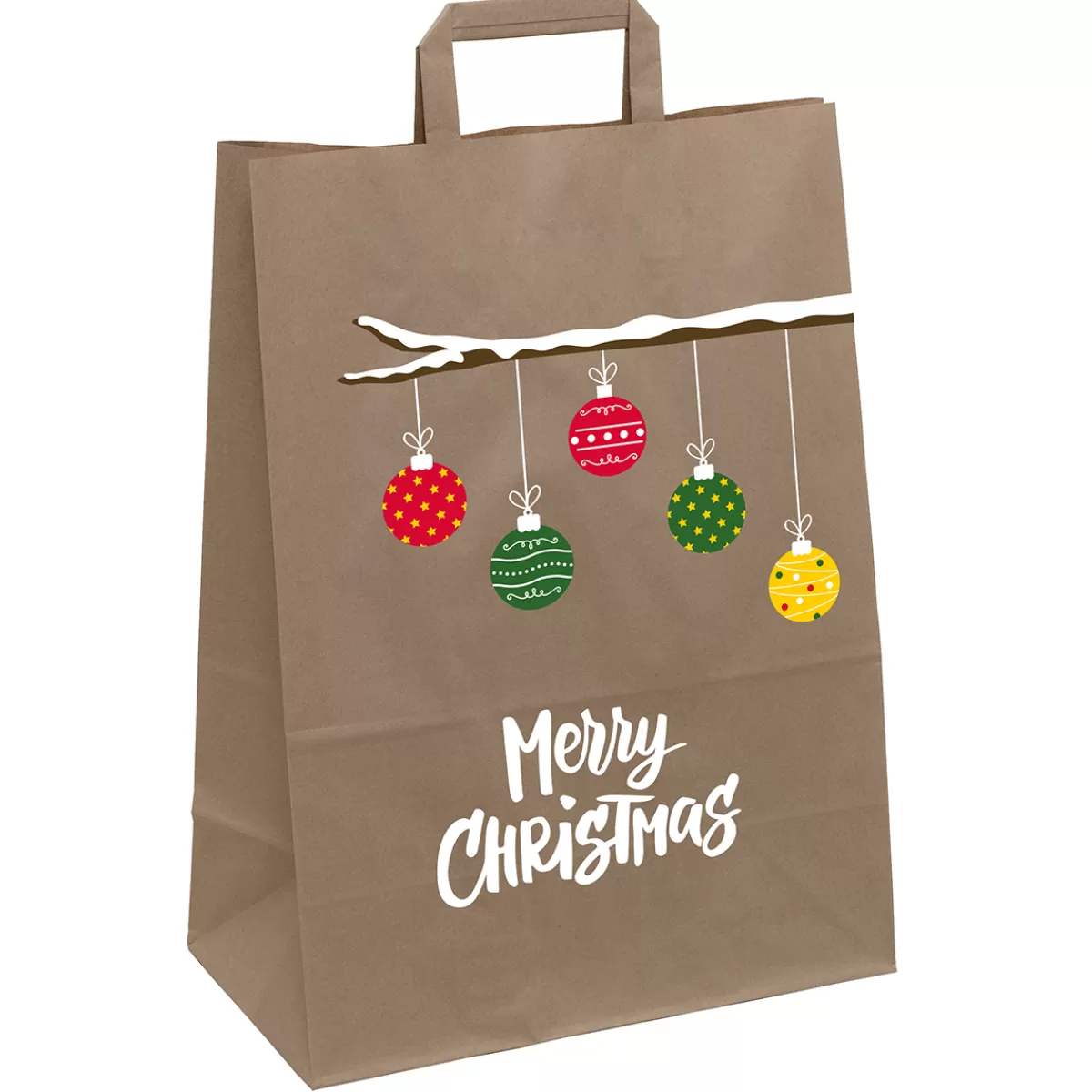 Best DecoWoerner Papiertasche Weihnachtszweig