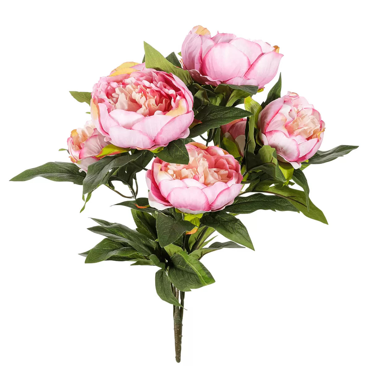 Best Sale DecoWoerner Pfingstrosen-Kunstblumen-Strauß , 46 Cm rosa