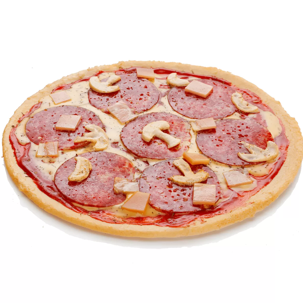 Best DecoWoerner Pizza Speciale Mit Salami, Schinken Und Champignons 25 Cm Ø rot