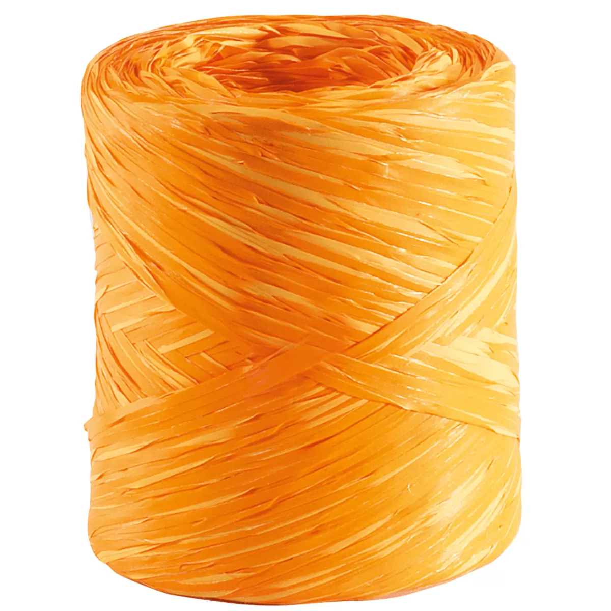 New DecoWoerner Raphia-Band, 15 Mm, 200 M Rolle, orange