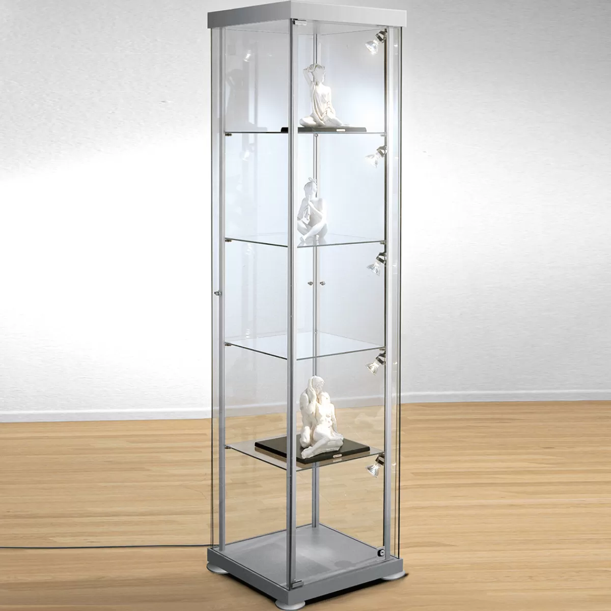 Best DecoWoerner Rechteck-Vitrine, 45 Cm Breit transparent