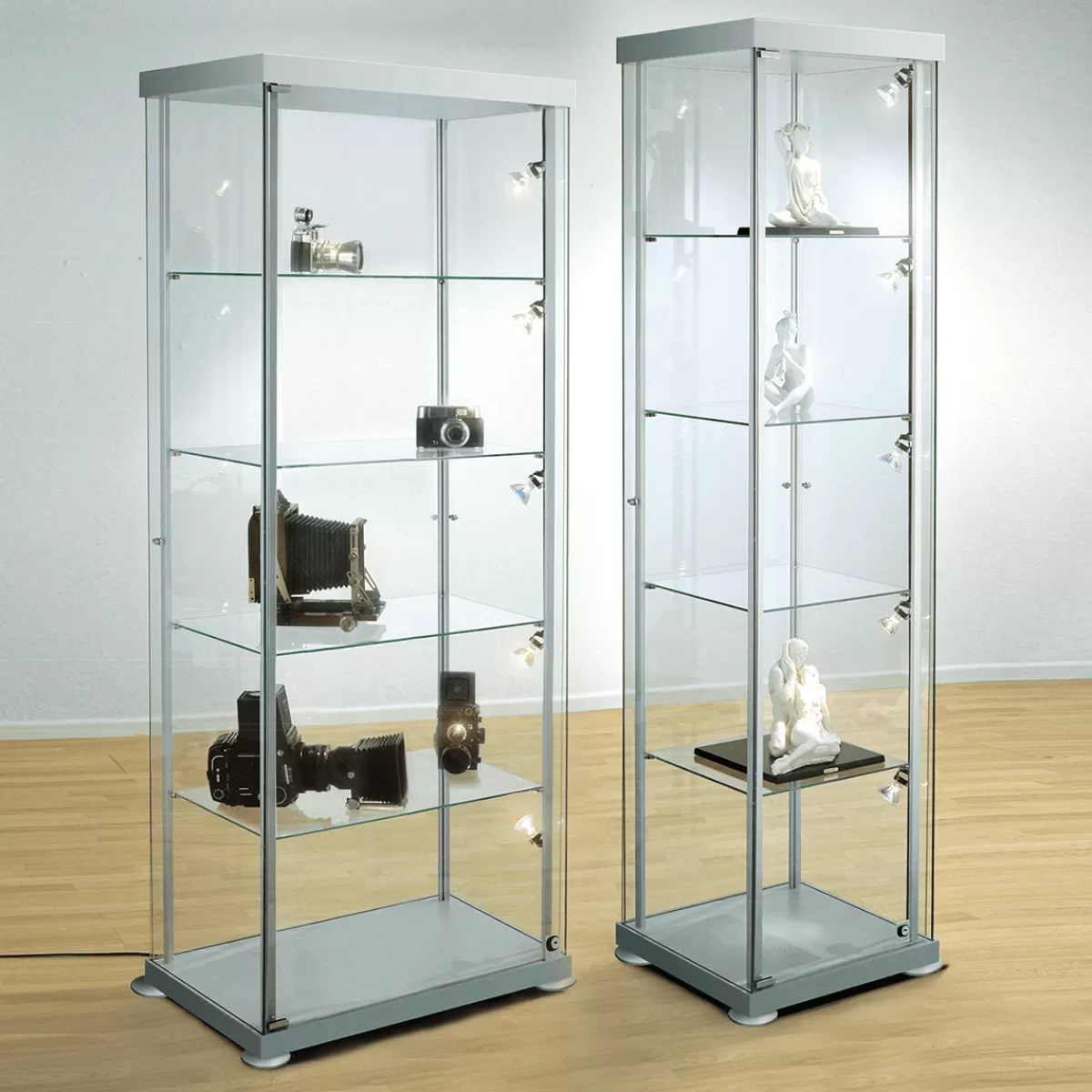 Best DecoWoerner Rechteck-Vitrine, 45 Cm Breit transparent