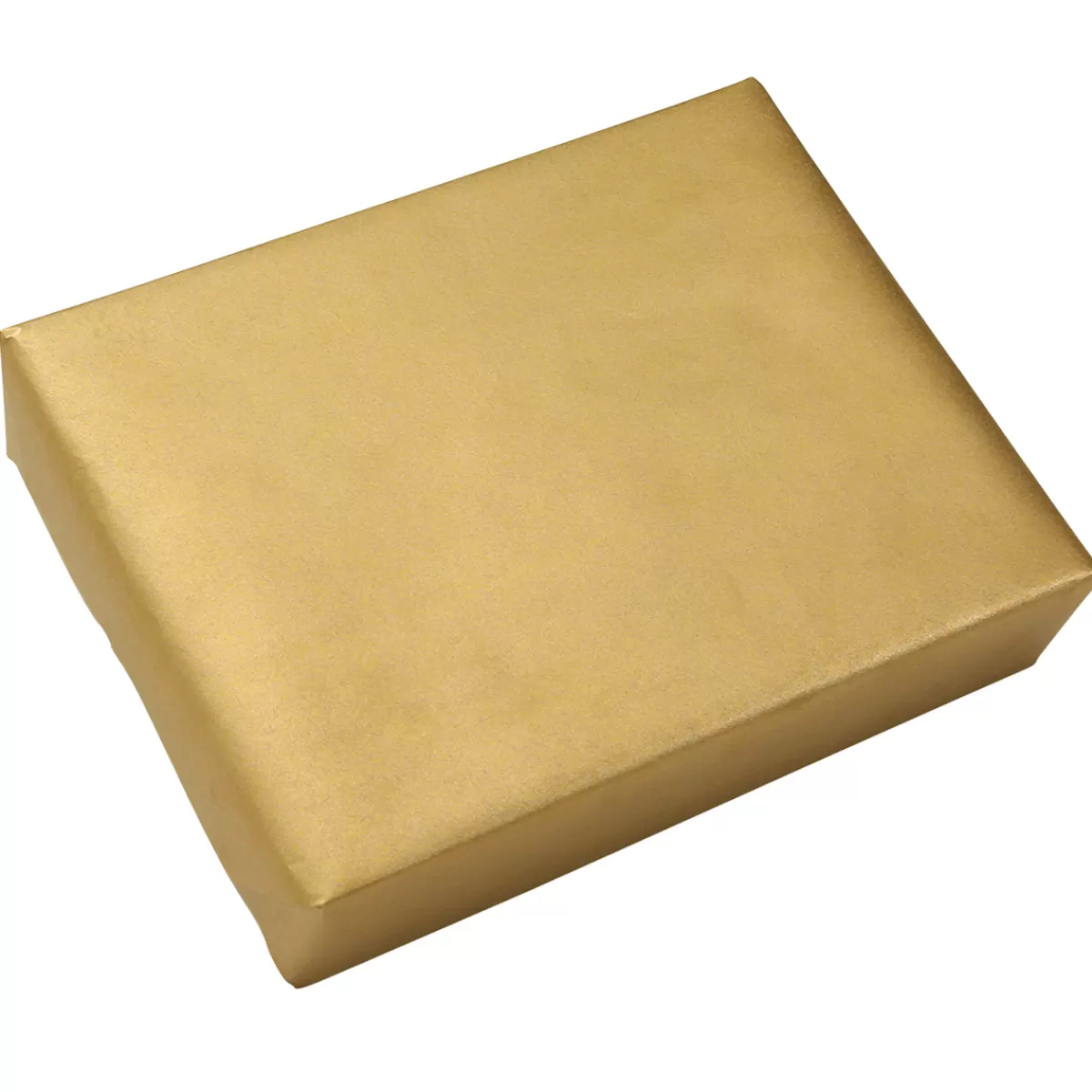 Discount DecoWoerner Recyceltes, enes Uni-Kraftpapier – 50 M Geschenkpapier-Rolle gold