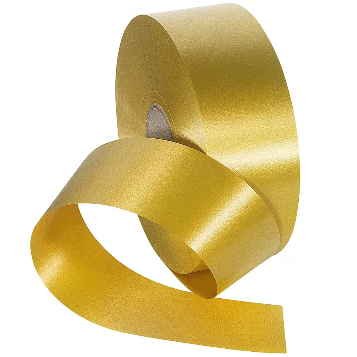 Cheap DecoWoerner Ringelband, 50 Mm, 100 M, gold