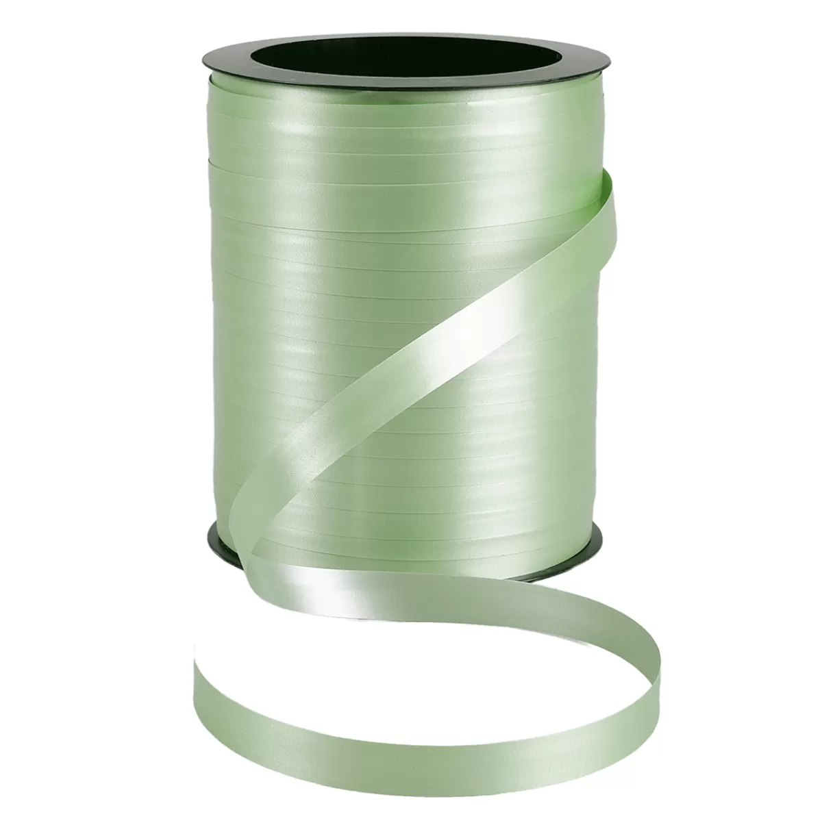 Discount DecoWoerner Ringelband Pastell, 10 Mm, 150 M, Salbei grün