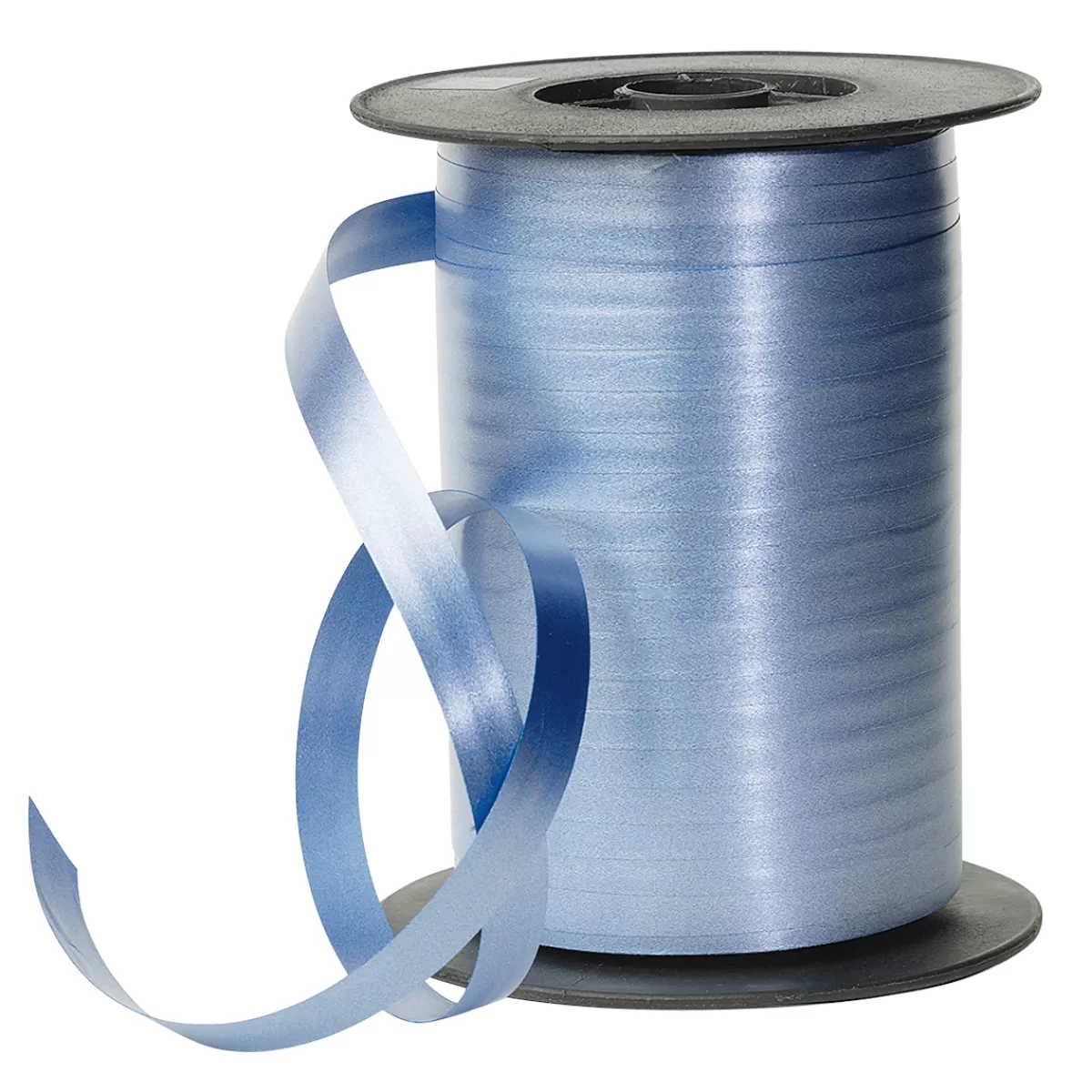 Best DecoWoerner Ringelband Pastell, 10 Mm, 150 M, Stein blau