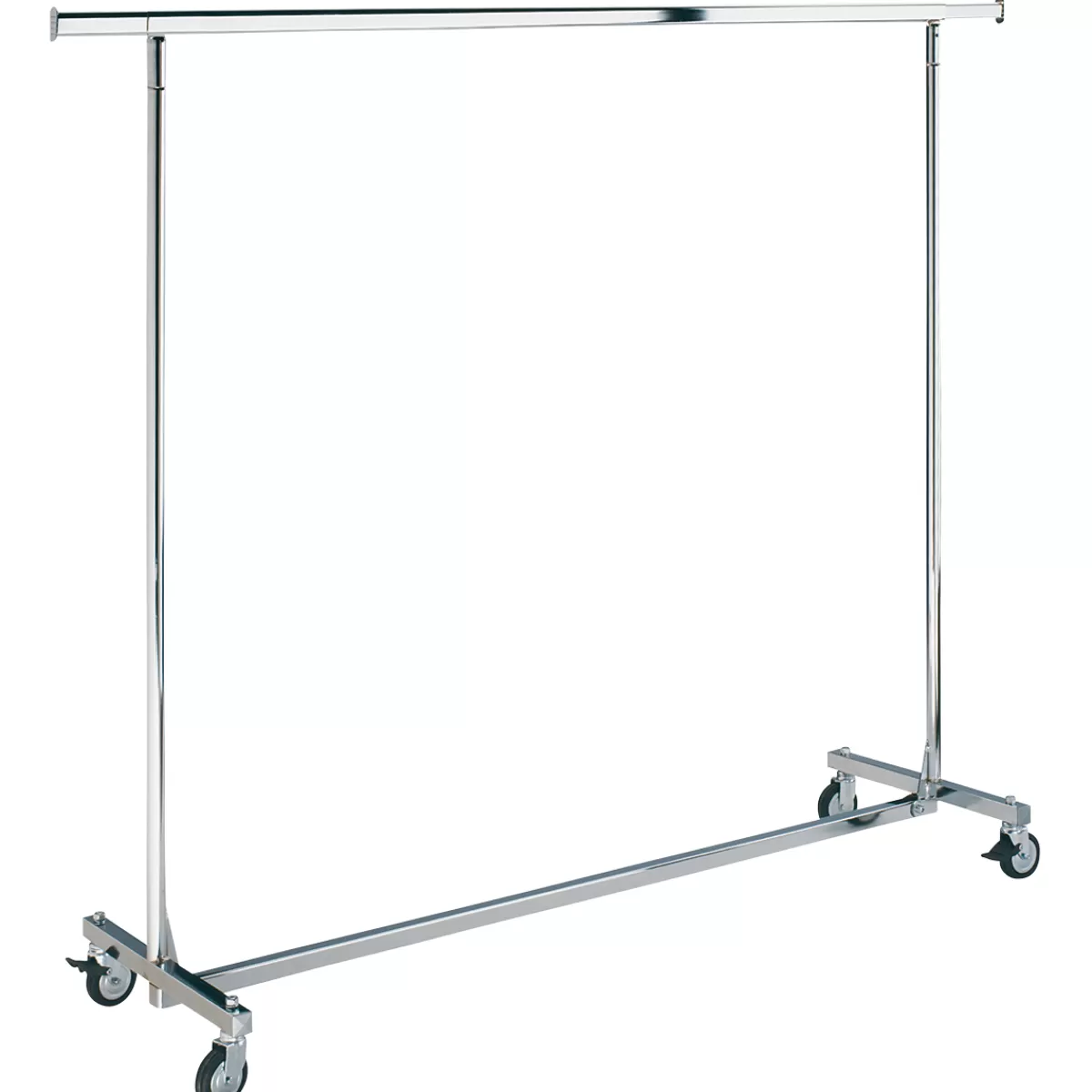 Outlet DecoWoerner Rollständer Klappbar, Fixe Höhe 150 Cm silber